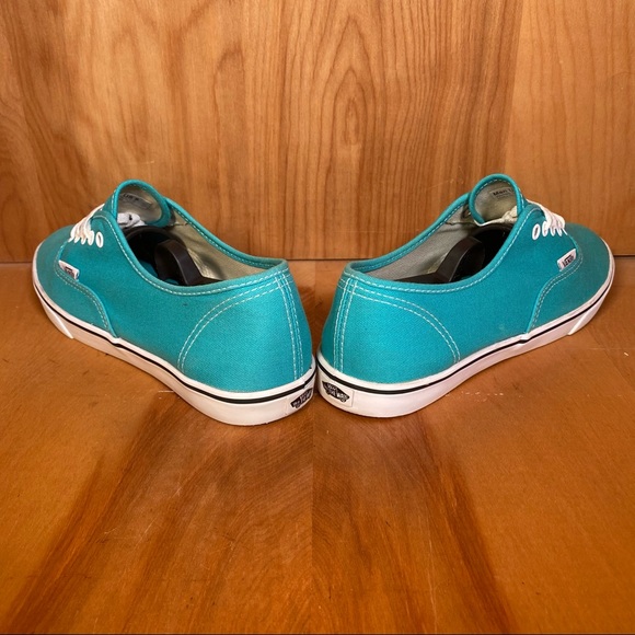 Womens 7.5 Vans Authentic Skate Shoe Low Teal SEF0506 - Picture 4 of 9